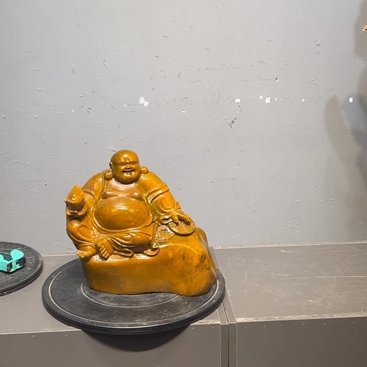 君***笑柏木（崖柏）木雕艺术作品欣赏