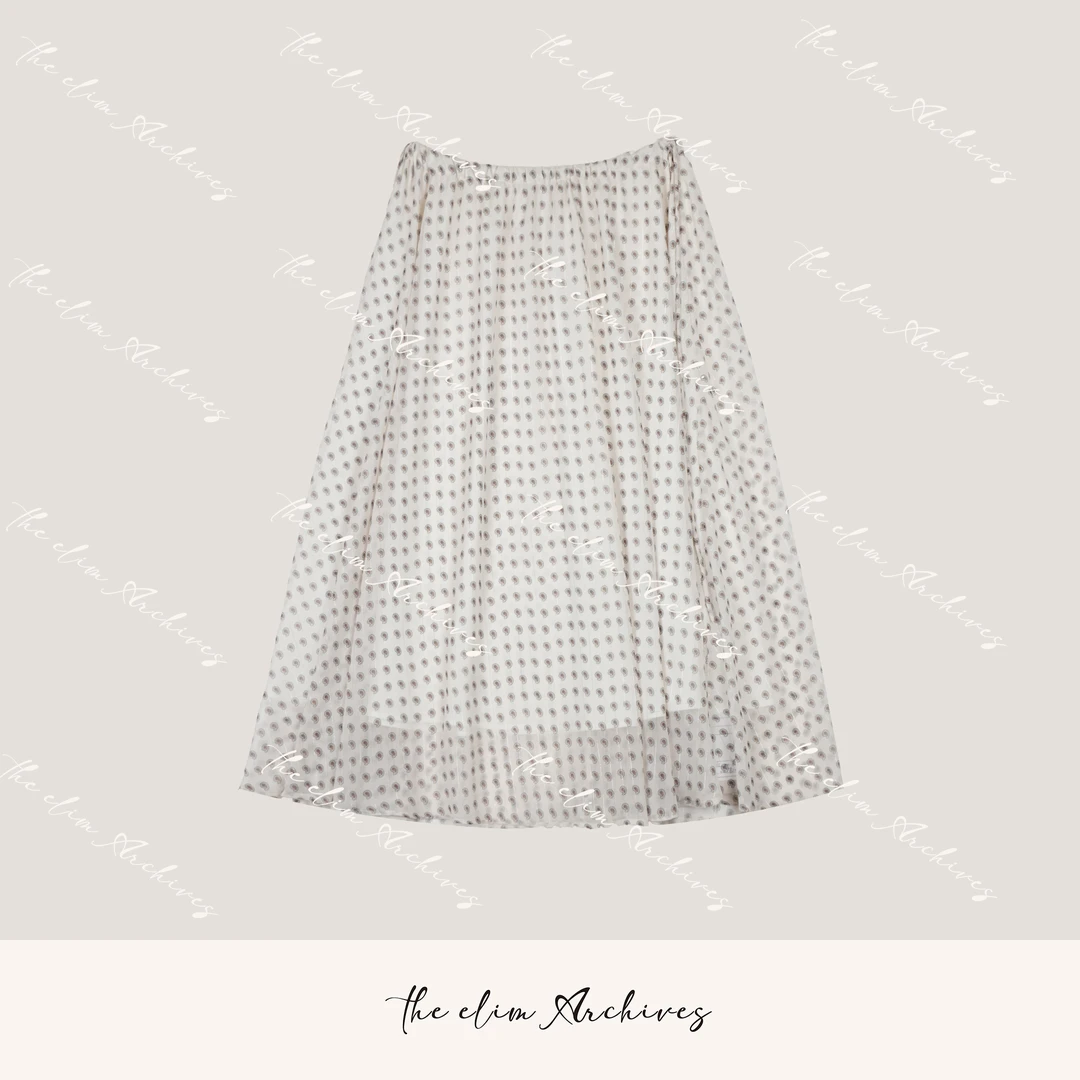 【以琳档案】“日不落”腰果花半身裙高腰碎花百搭半裙显瘦LN023225