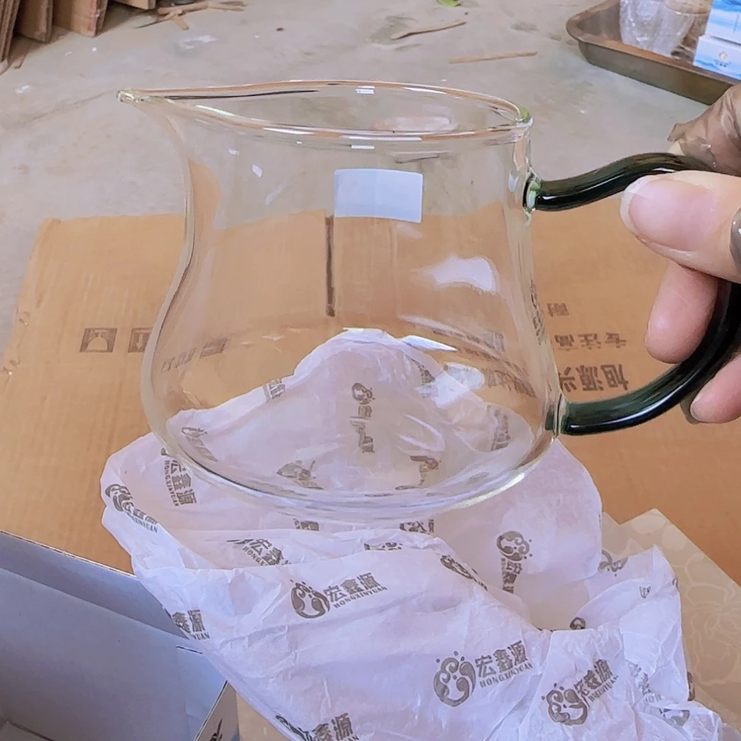 高硼硅玻璃茶水分离款G406湖绿