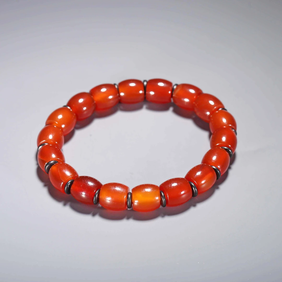 清代/红玛瑙手串/JZYM20121066/收藏/【济文阁】