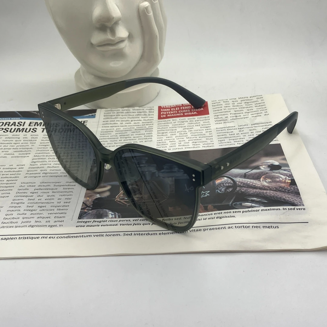 【005】高级灰色尼龙镜复古显脸欧美风个性时尚百搭不出错