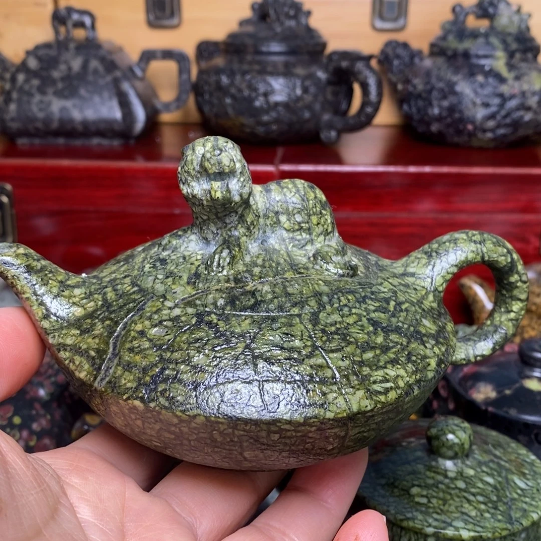 藏玉药王石虎虎生威壶210cc