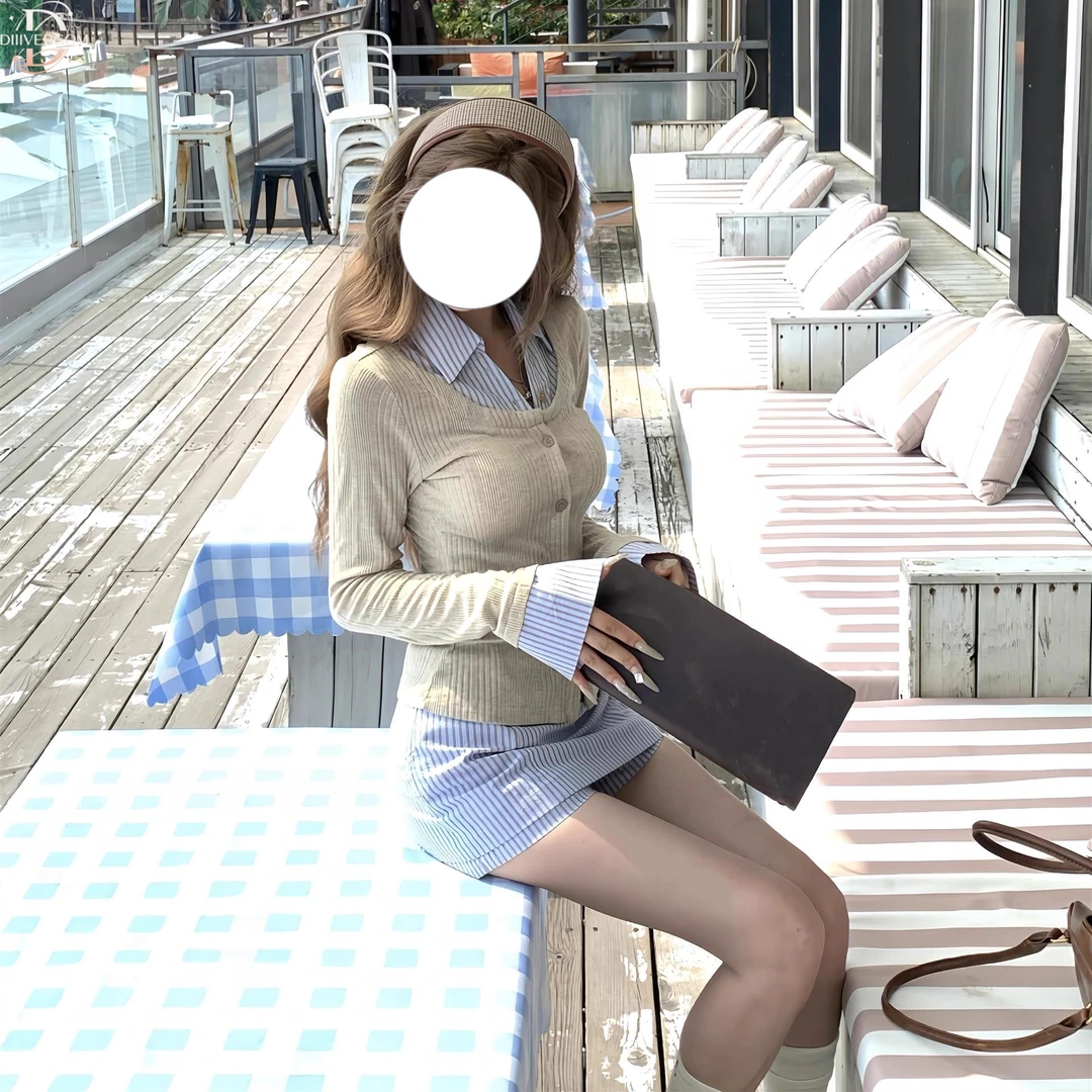 假两件衬衫2025新款气质上衣秋装搭配纯欲慵懒风女装韩系穿搭套装