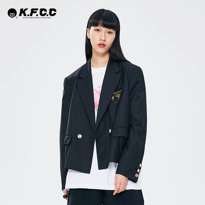 中短休闲白色短款百搭西装外套流行春季潮流ins上衣男女