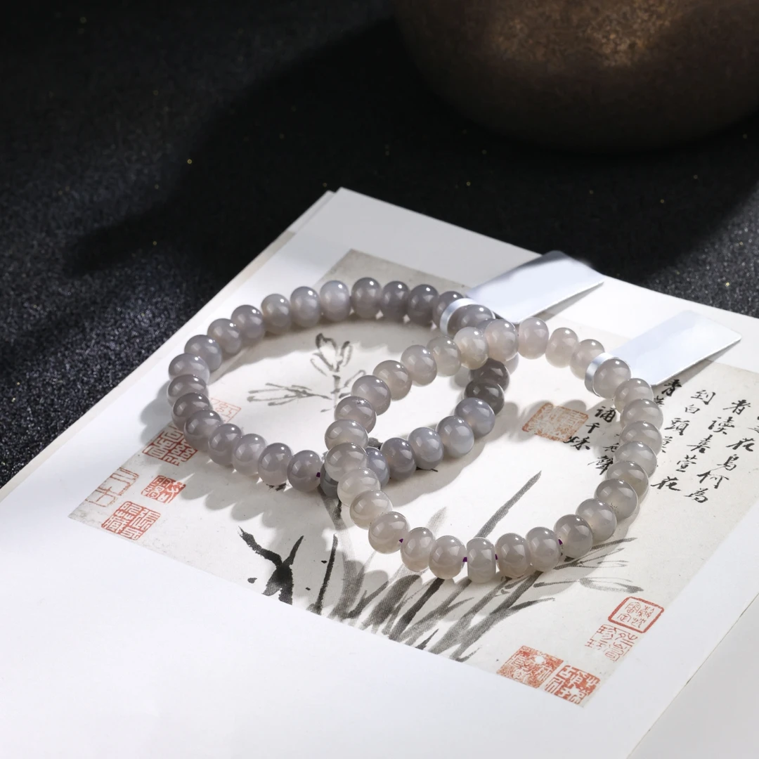 【举石臻选】TA0708-693-21和田玉手串（一件/多样性发）Q