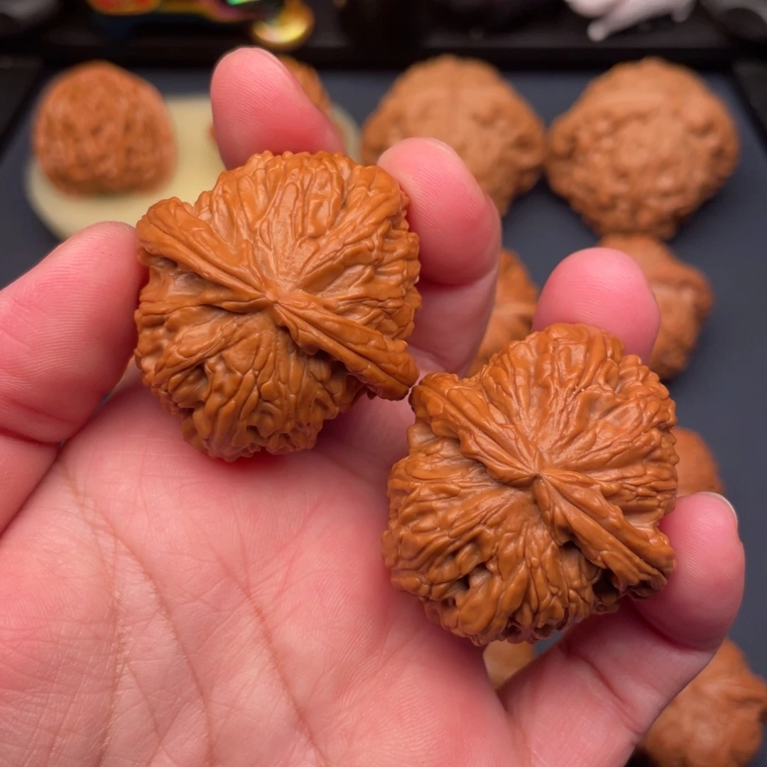 把件文玩核桃全品无修38.5白狮子