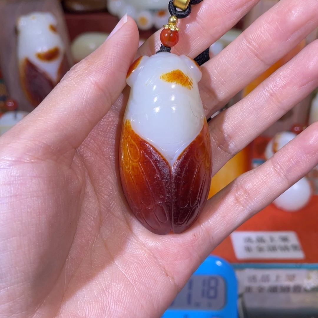 随***。和田玉未镶嵌挂件