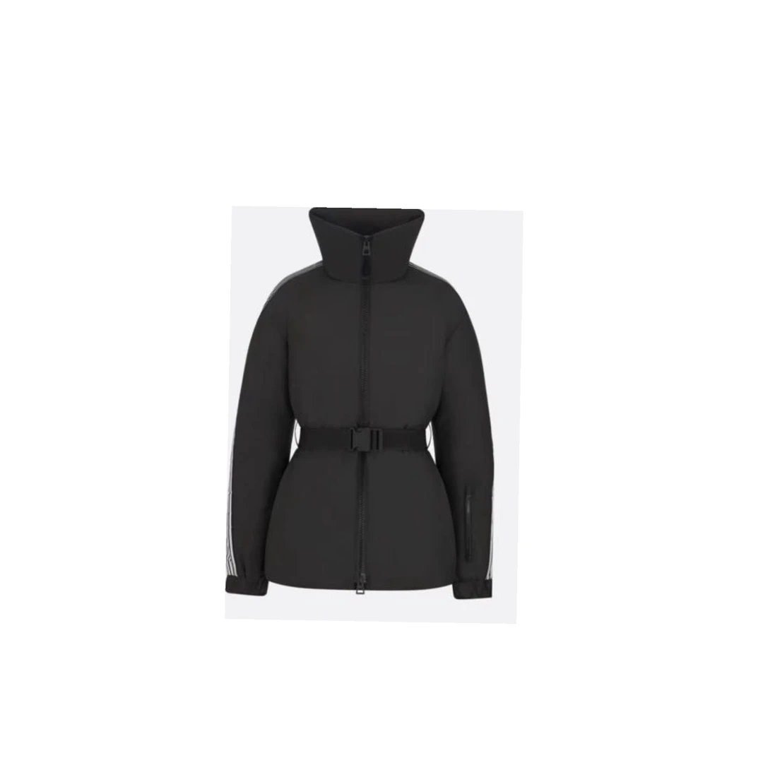 DD242侧条纹收腰羽绒外套