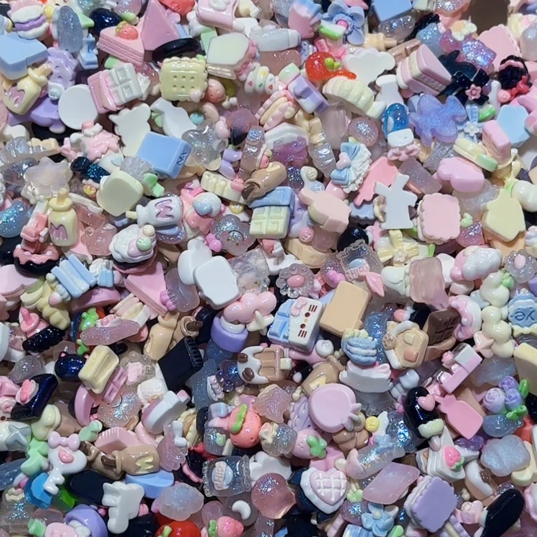 树脂配件diy奶油胶仿真材料大家手机壳冰箱贴手工制作