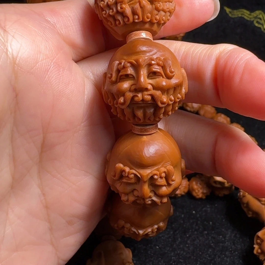致***柔橄榄核手串/手链橄榄核雕