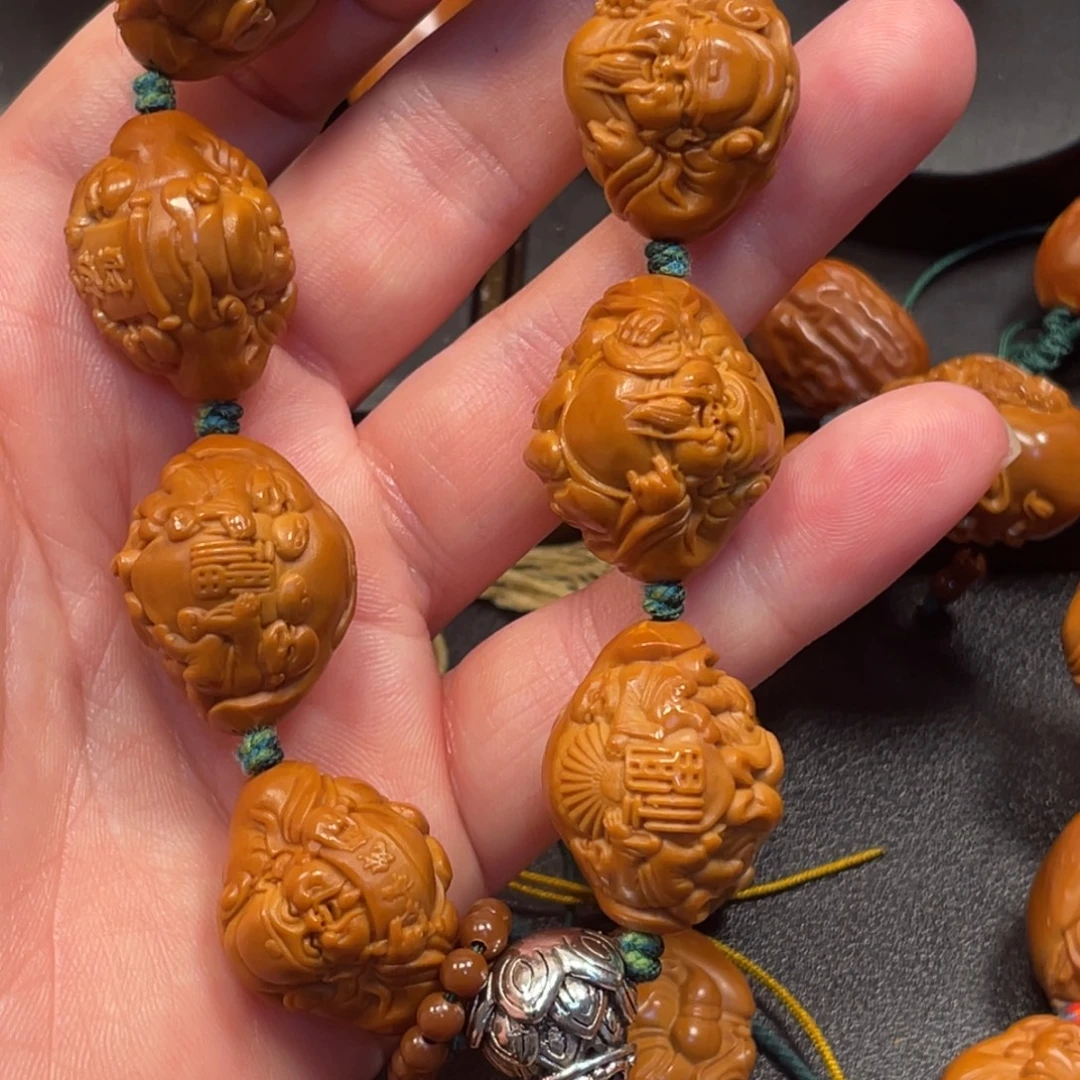 橄榄核手串/手链横财神