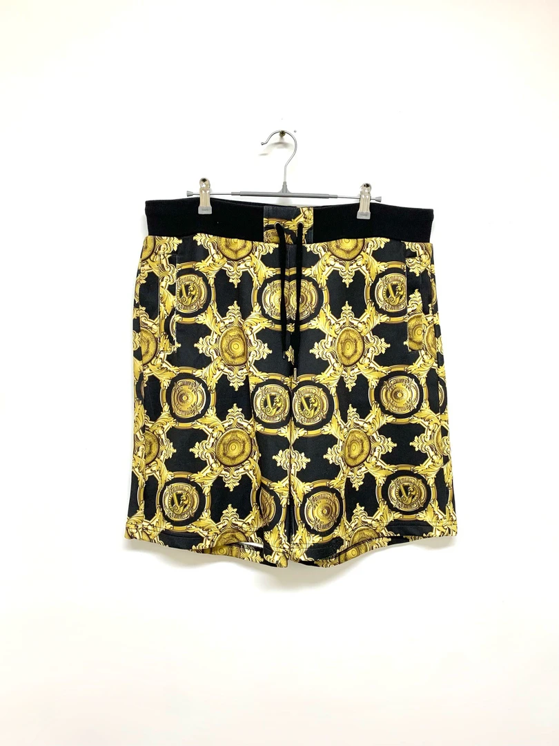 99新 VERSACE/范思哲 满印花纹短裤/L码 /Y2070