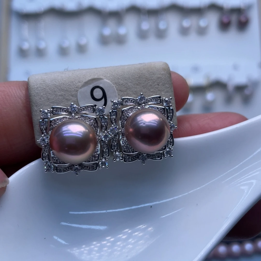 淡水珍珠耳饰未镶嵌