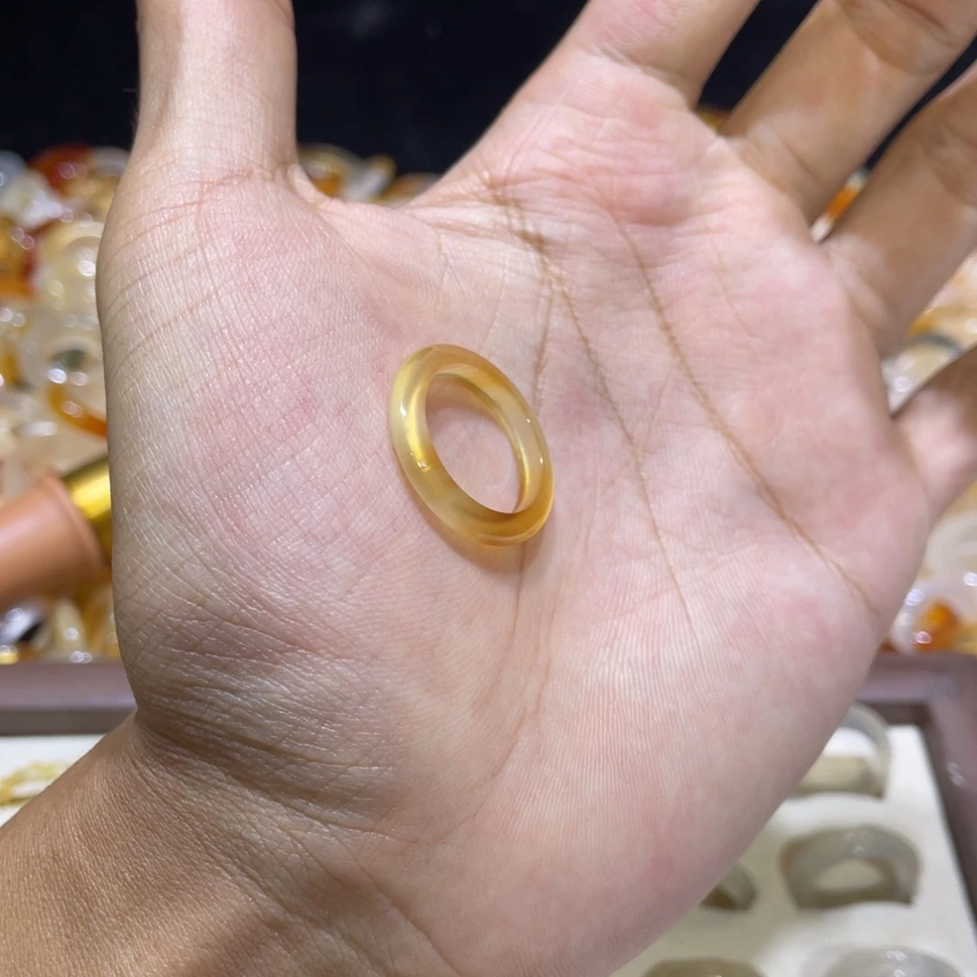 玛瑙/玉髓合金戒指32号港15 默认瑕疵