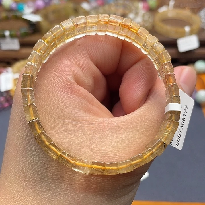 水晶未镶嵌手链金发晶手牌