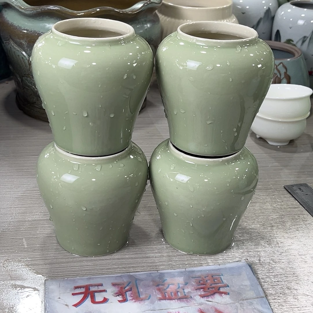口径  6.5*10陶瓷绿植多肉微瑕花盆