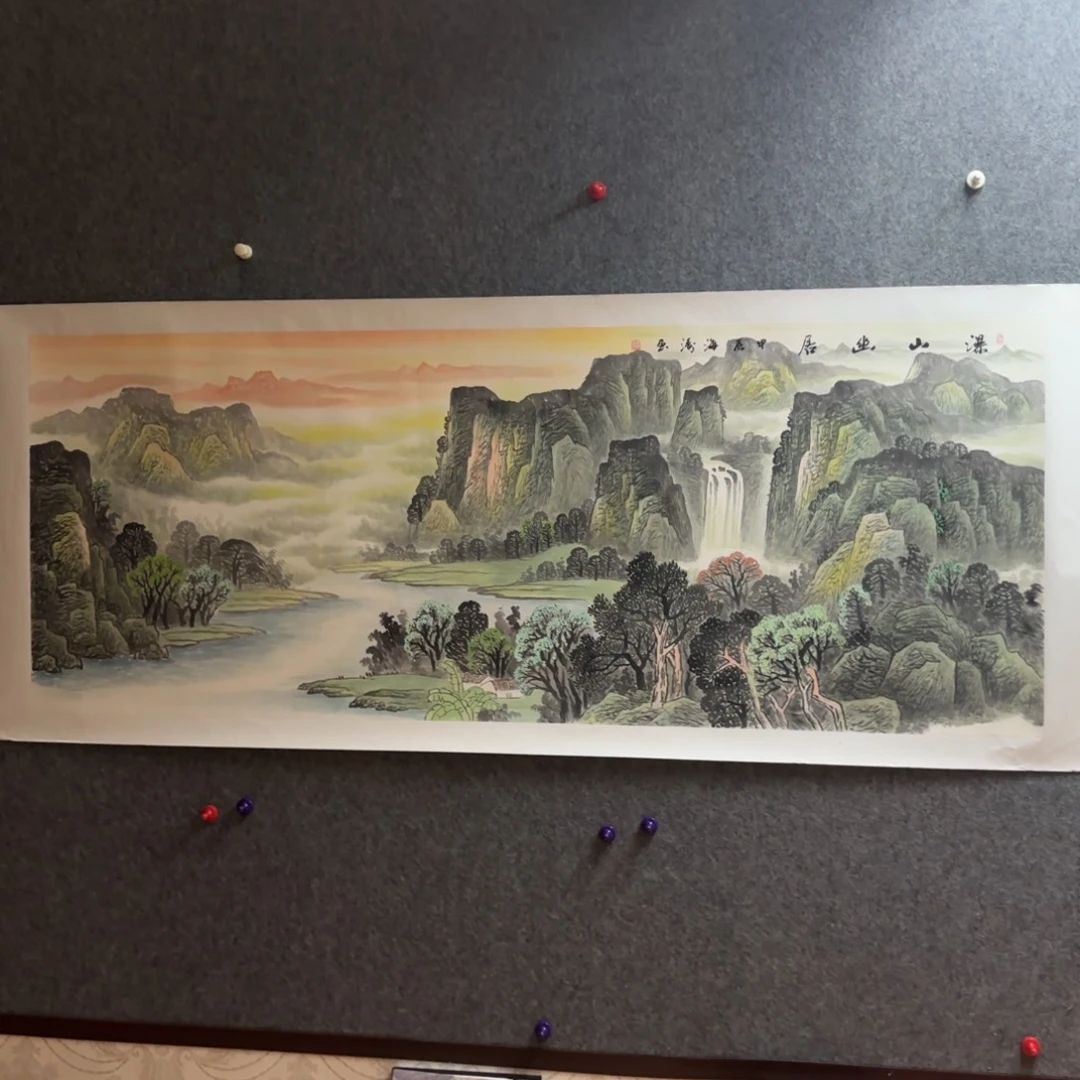 国画国画李海涛作品山水精品手绘