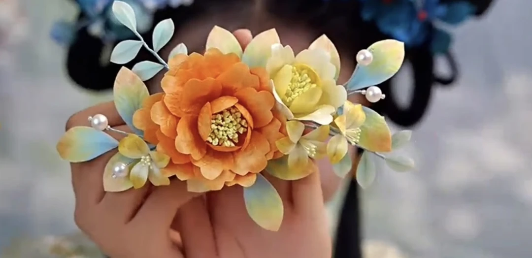 江南浔绒花 默认软簪 改主体找客服