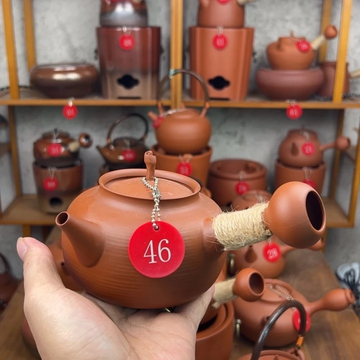 纯手工花蕾砂铫壶