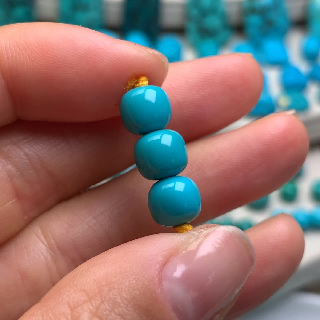 β***绿松石未镶嵌珠宝奇石