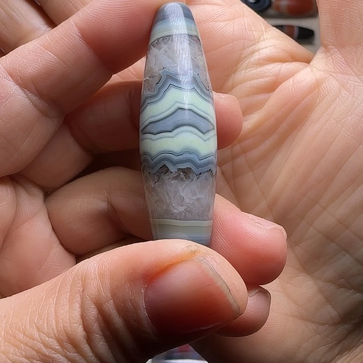 青***年玛瑙/玉髓合金颈饰