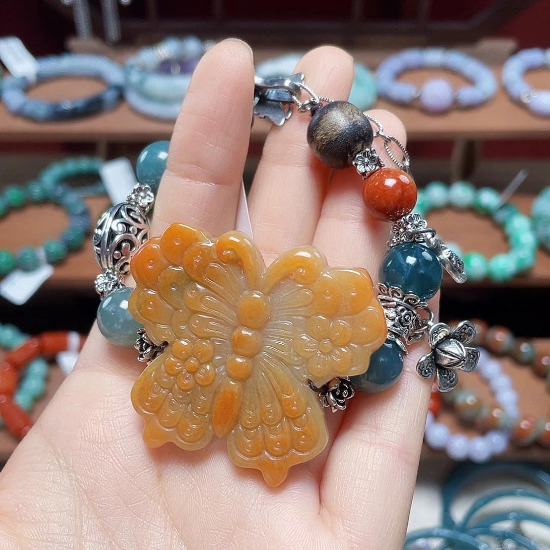 翡翠未镶嵌手链饰品