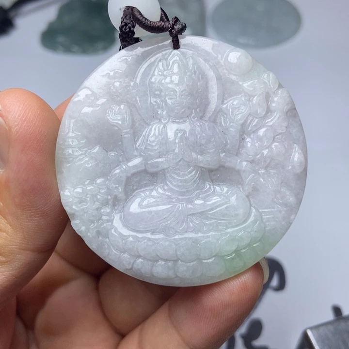 翡翠未镶嵌颈饰翡翠