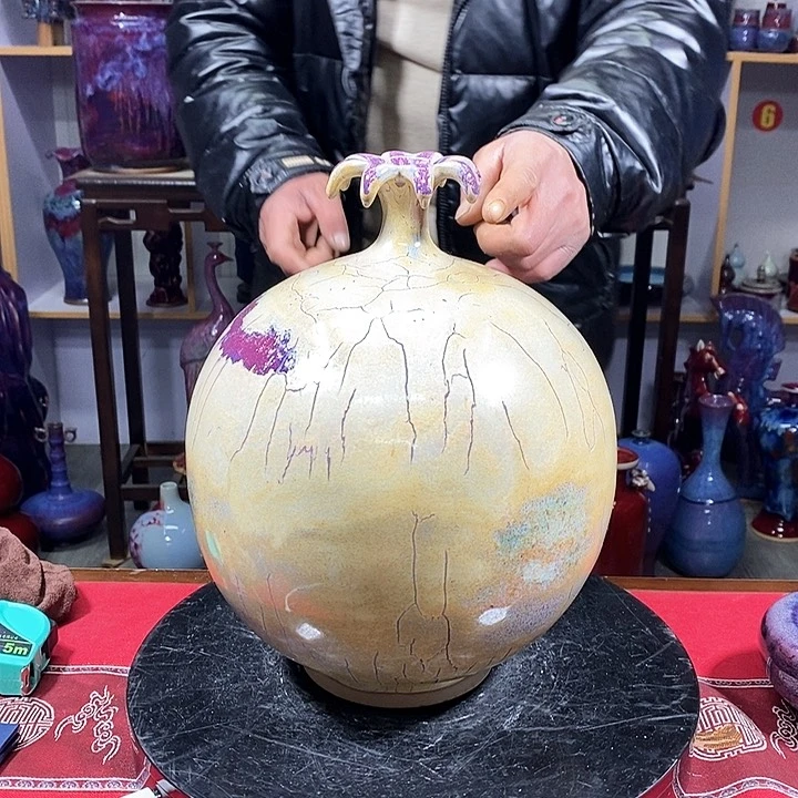 瓶中国神垕精品钧瓷