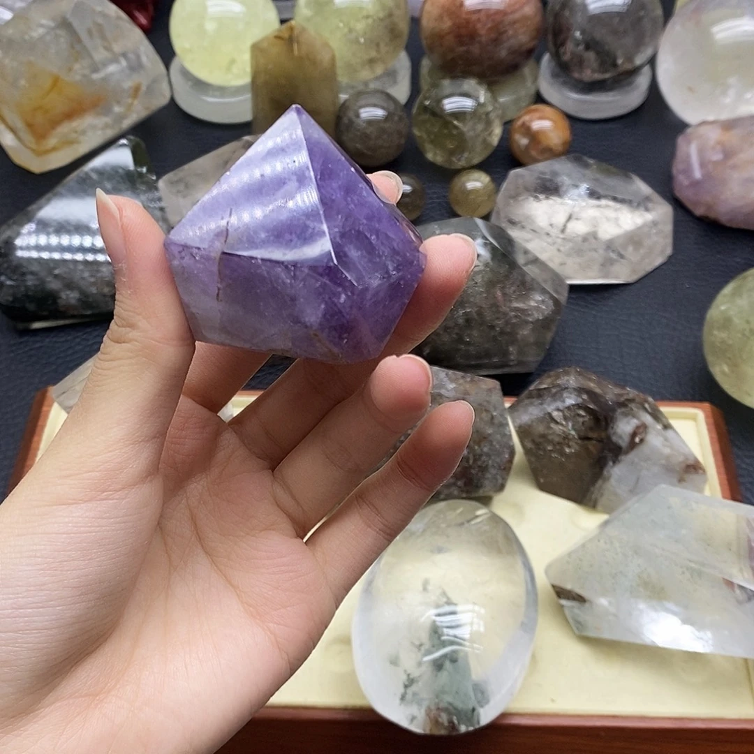 水晶珠宝半成品未镶嵌