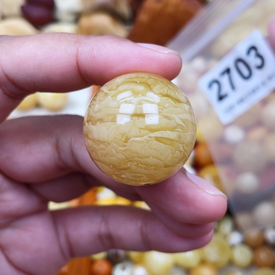 未镶嵌蜜蜡珠宝奇石沙眼28.6虎皮