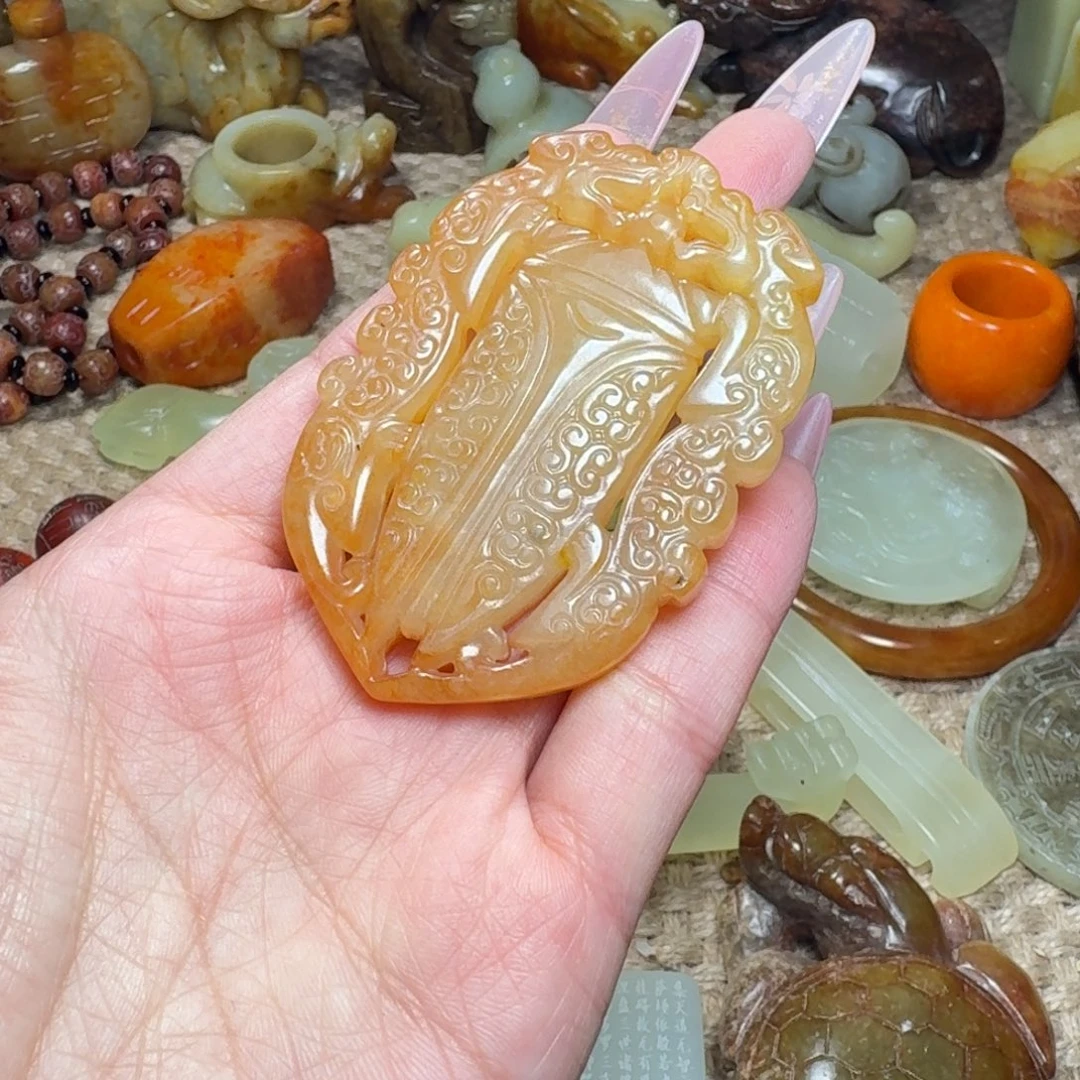 吊坠白玉菩提挂件