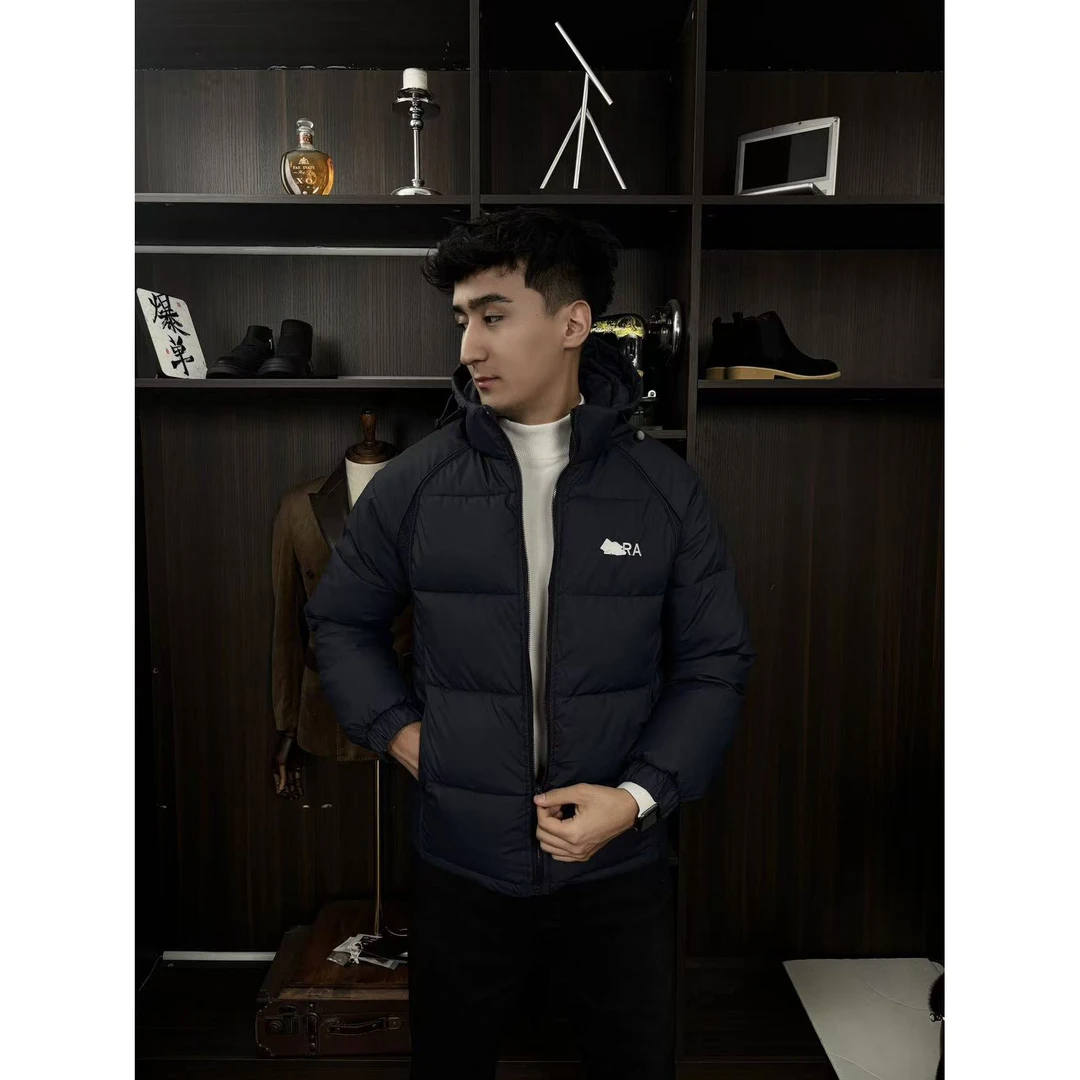 2025年冬季新款青年时尚棉衣外套帽子款式 最新款潮流男装A-35
