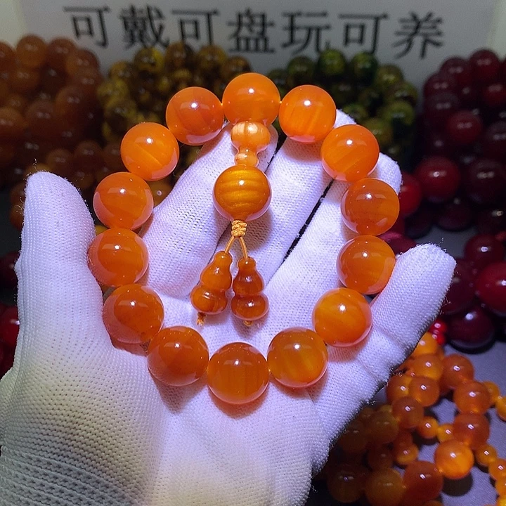 松木（琥珀木）手串/手链1.6 包浆高货
