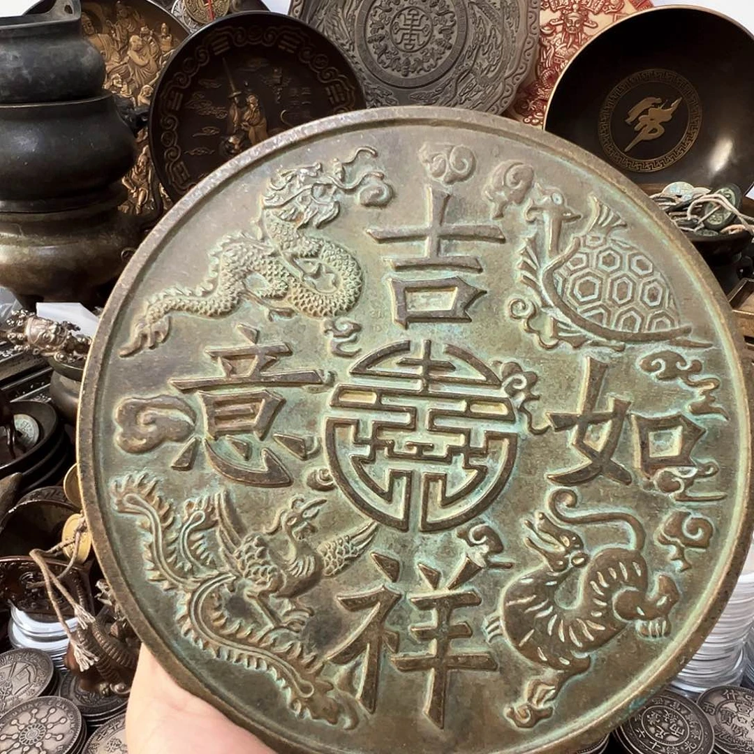 金属复古风格摆件