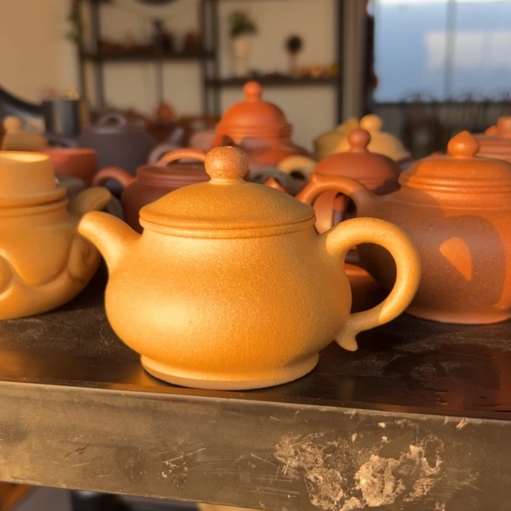 茶案紫砂黄金段潘壶