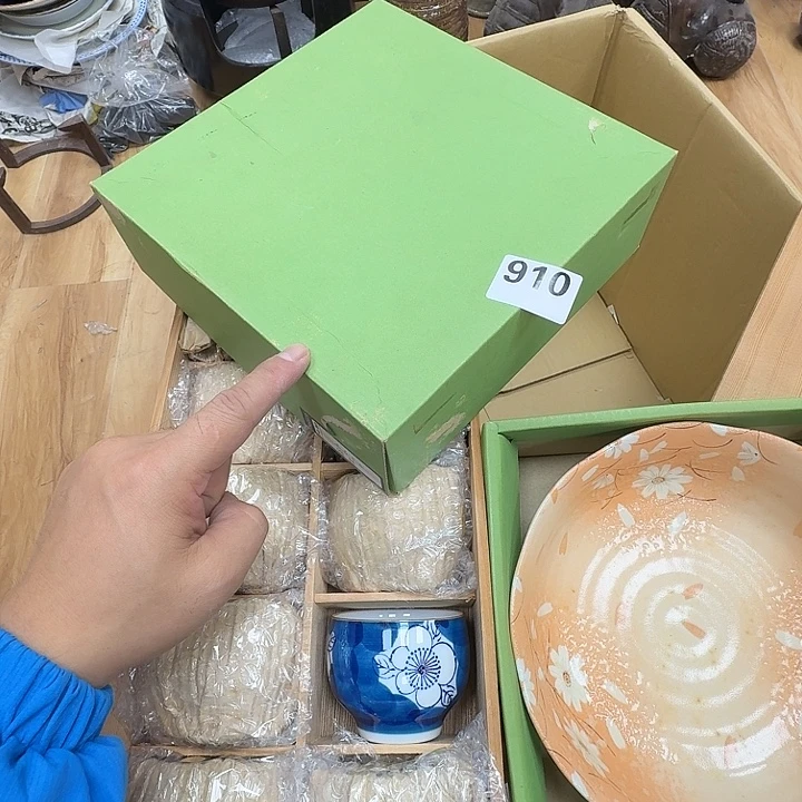 瓷片工艺品摆件瓷器摆件正能量