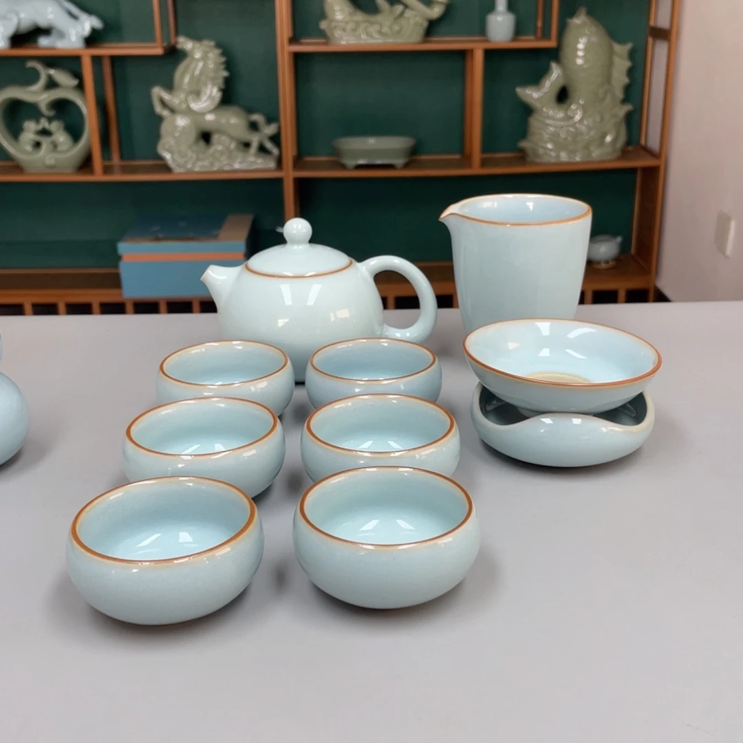 瓷西施壶套装带礼盒