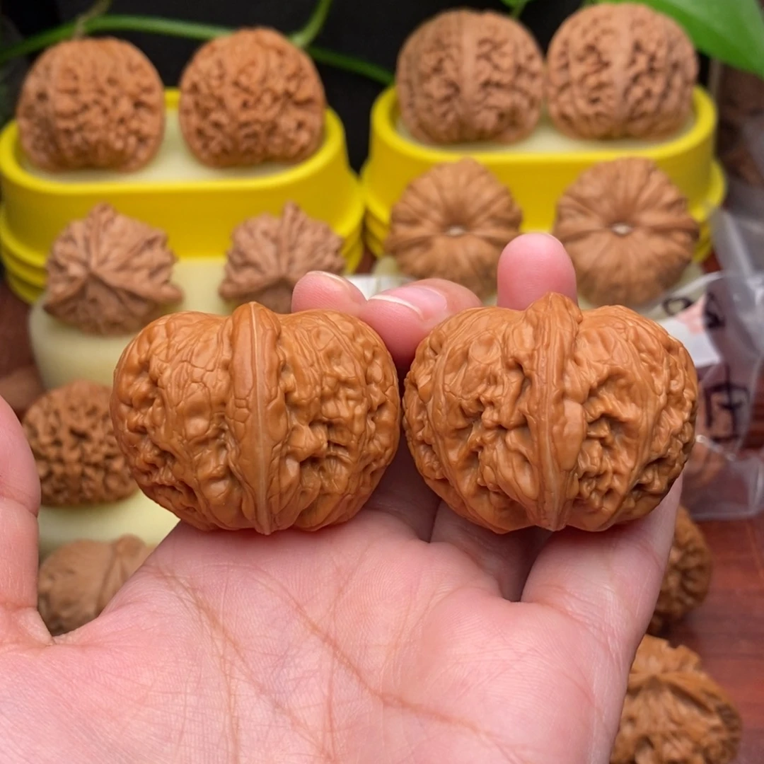 把件文玩核桃❤️****41“毕业”大元宝“大漏”