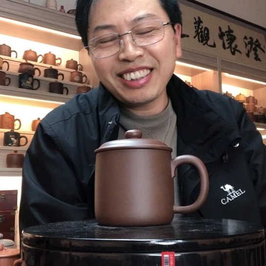 茶杯紫泥老板杯容量350
