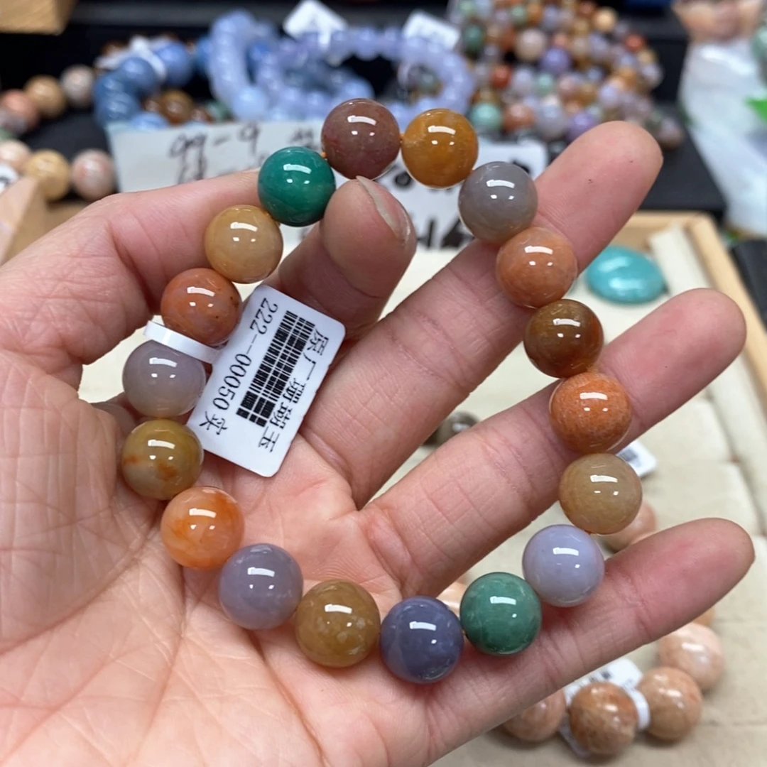 硅化珊瑚（珊瑚玉）手链未镶嵌M**旺533