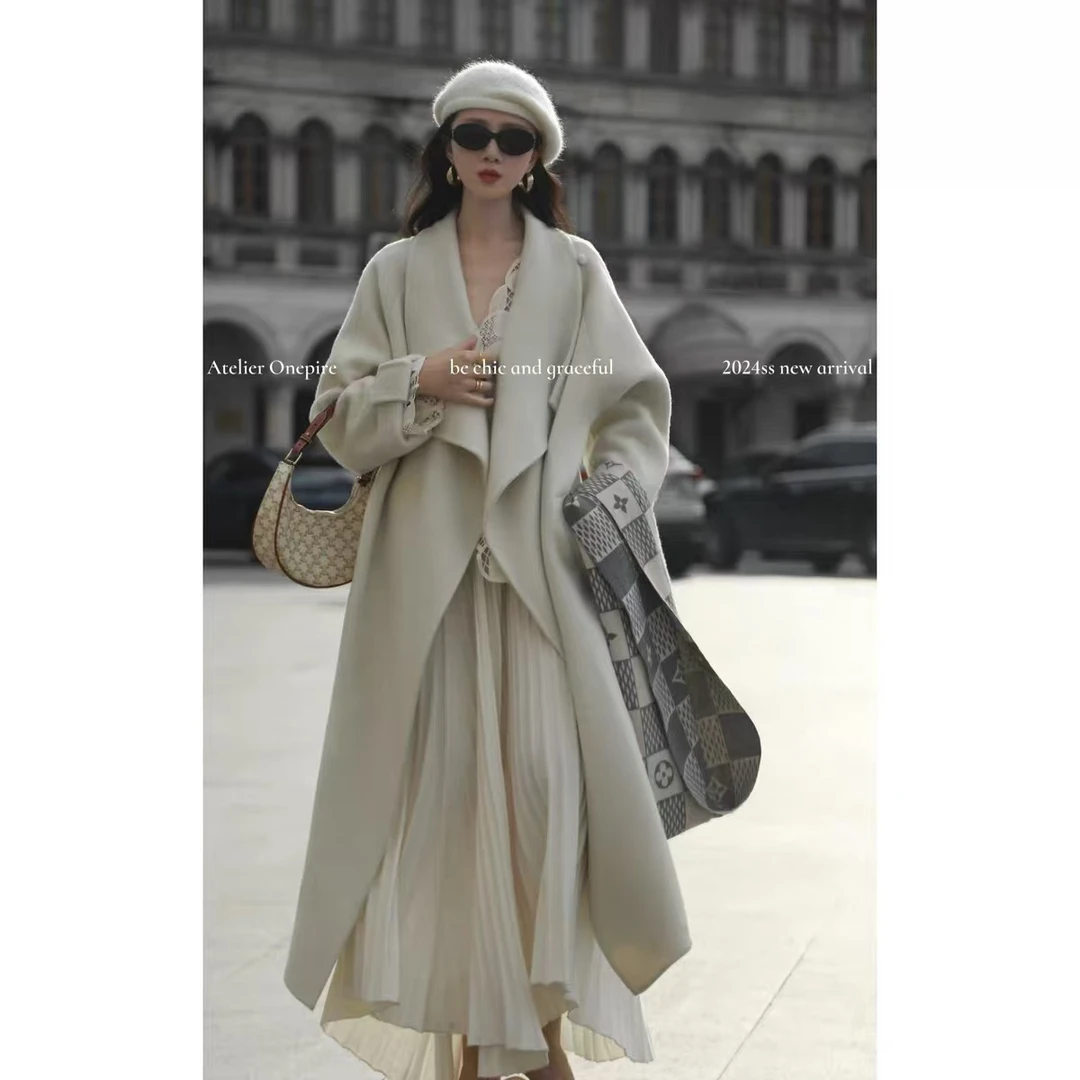 陈陈严选秋冬新款百搭长款大衣