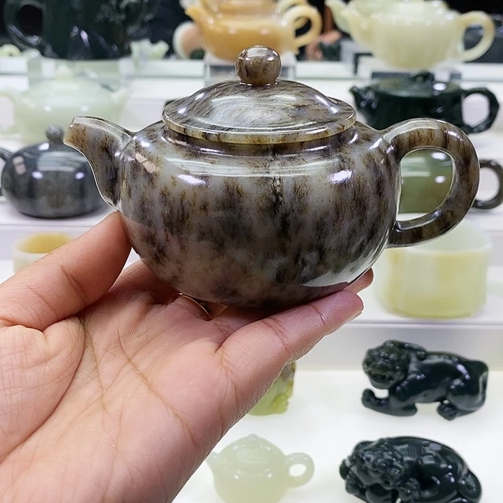 未镶嵌和田玉挂件茶壶