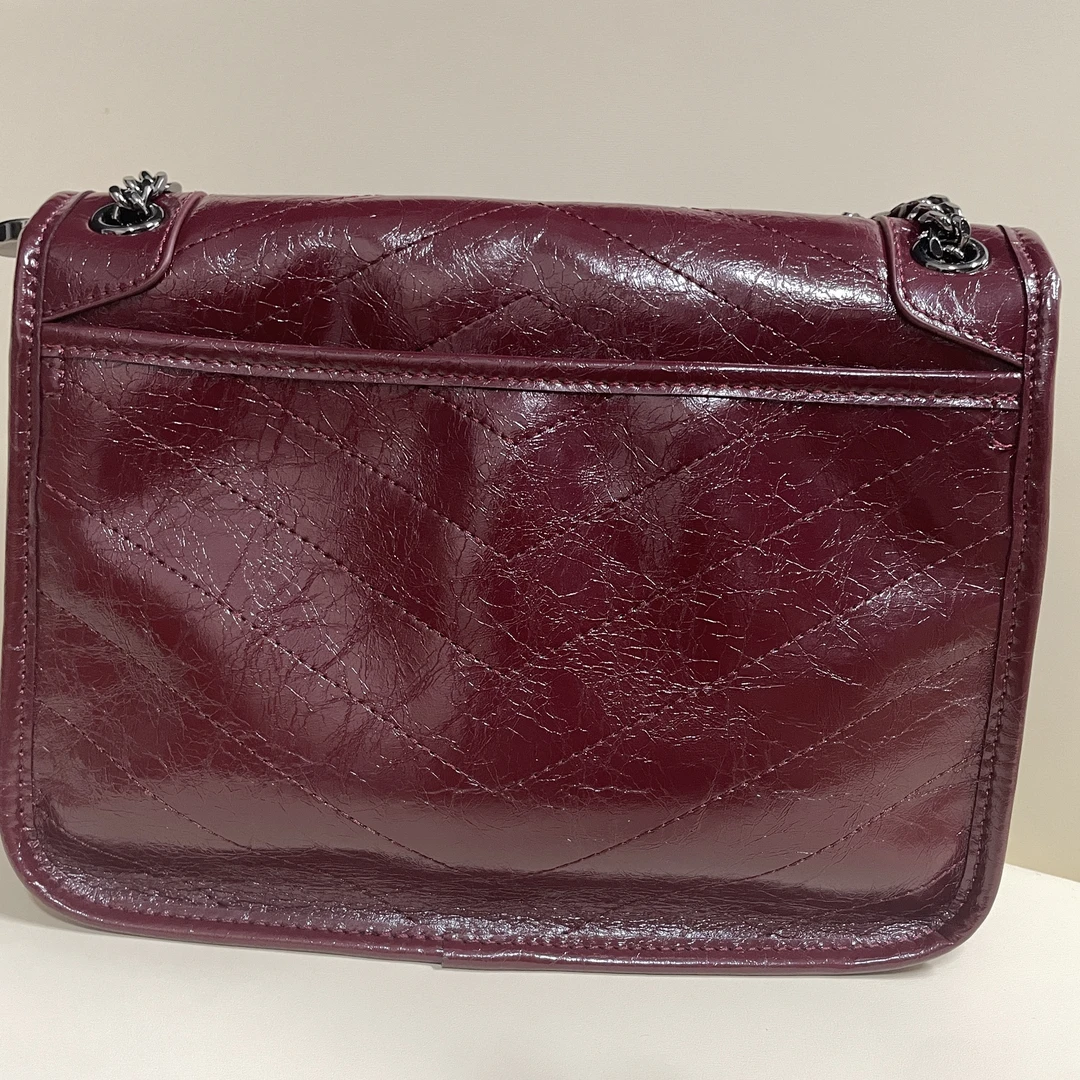 潮流真皮新款女包斜挎包 10248 红色