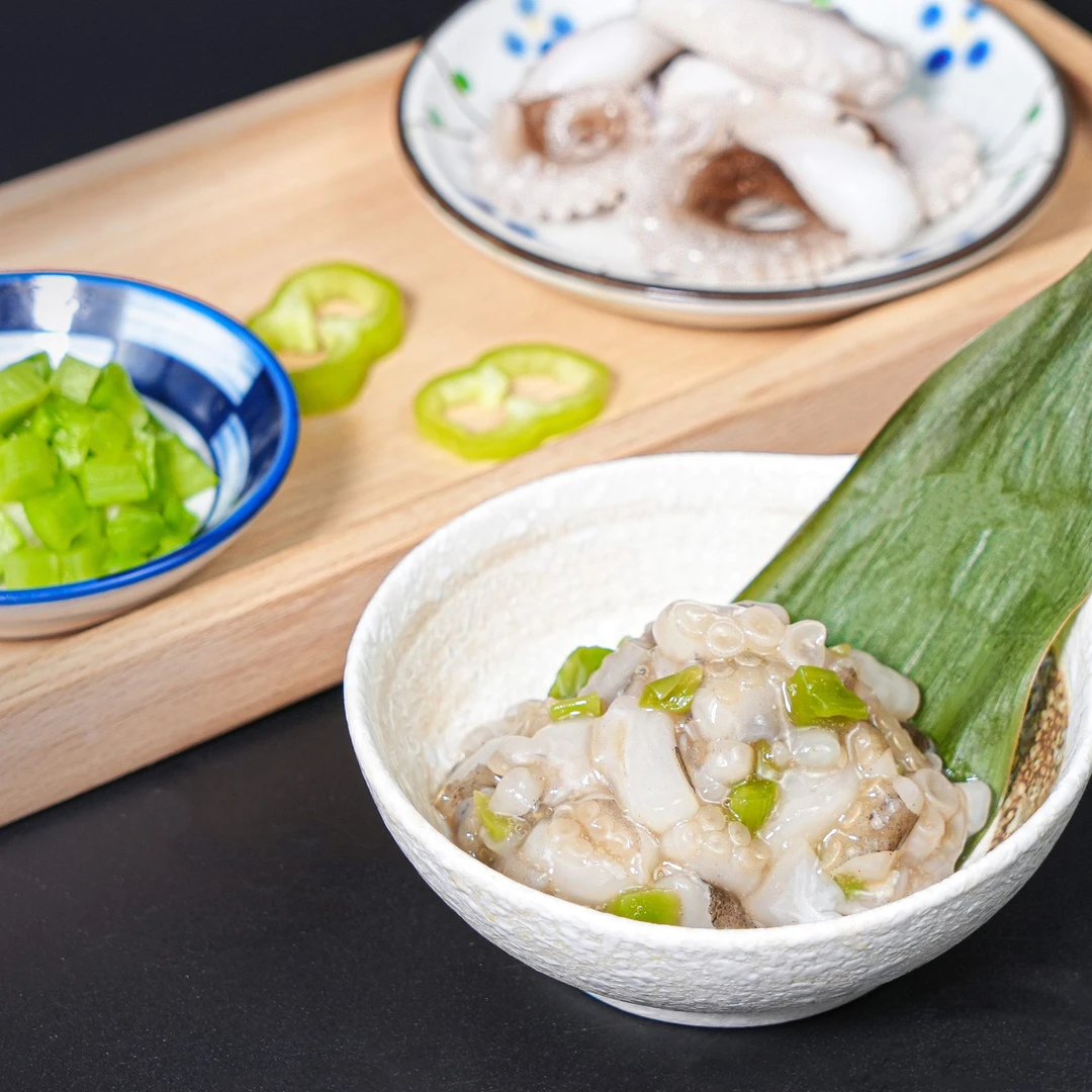 【琳琳爱生活】芥末章鱼日料刺身食材寿司配料即食小菜冷冻鲜章鱼段