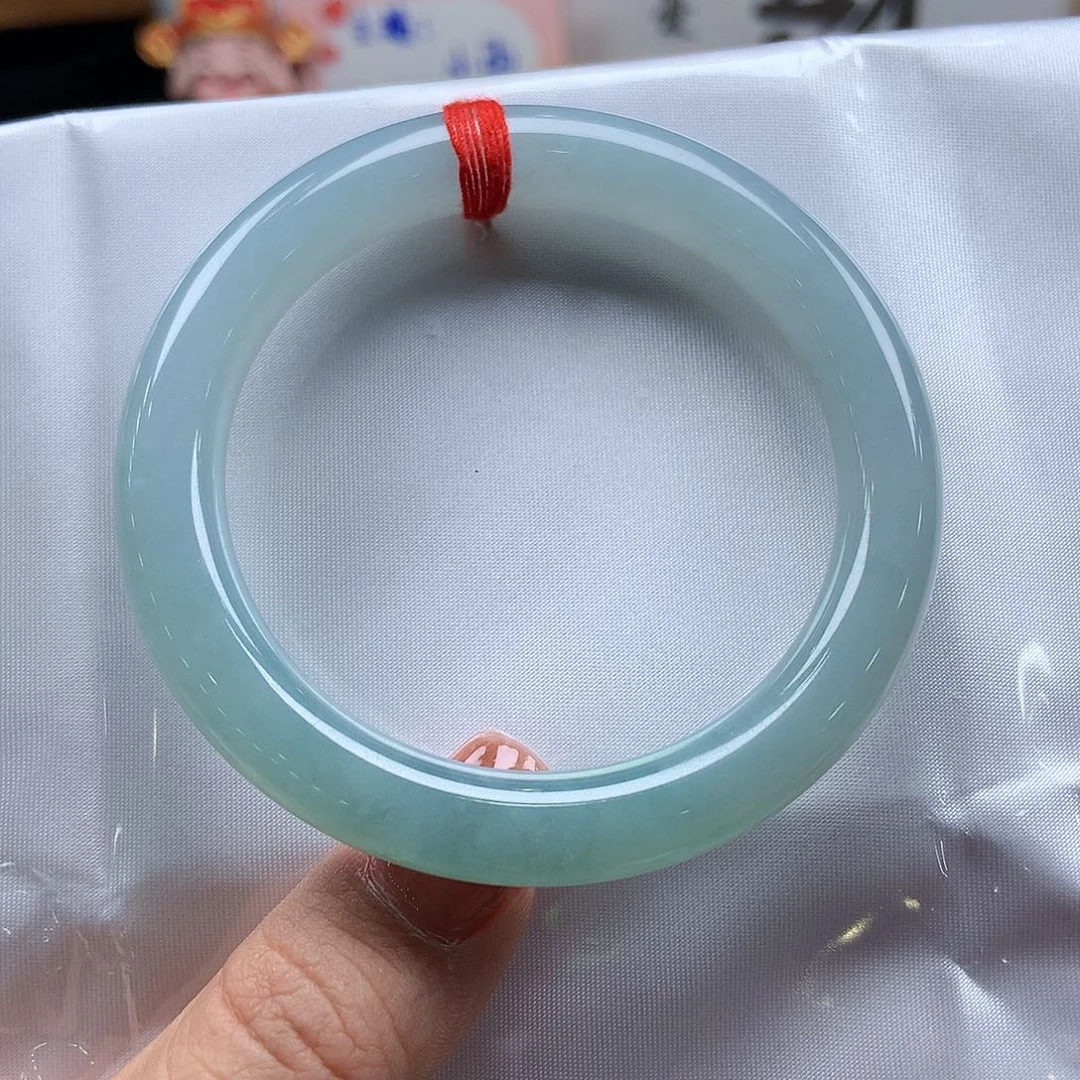 翡翠未镶嵌手镯53号