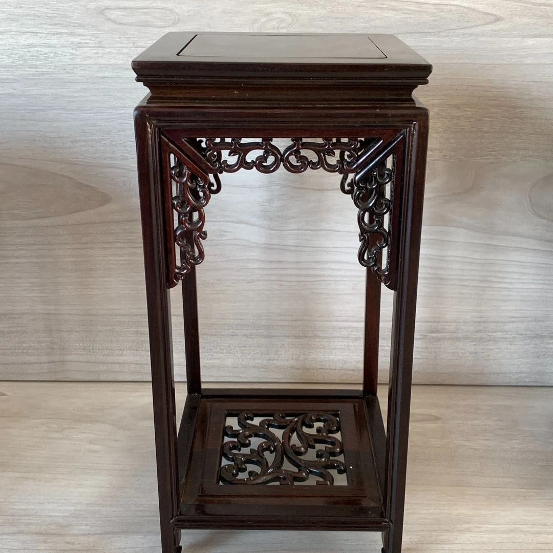 J07  红酸枝多功能花架家用