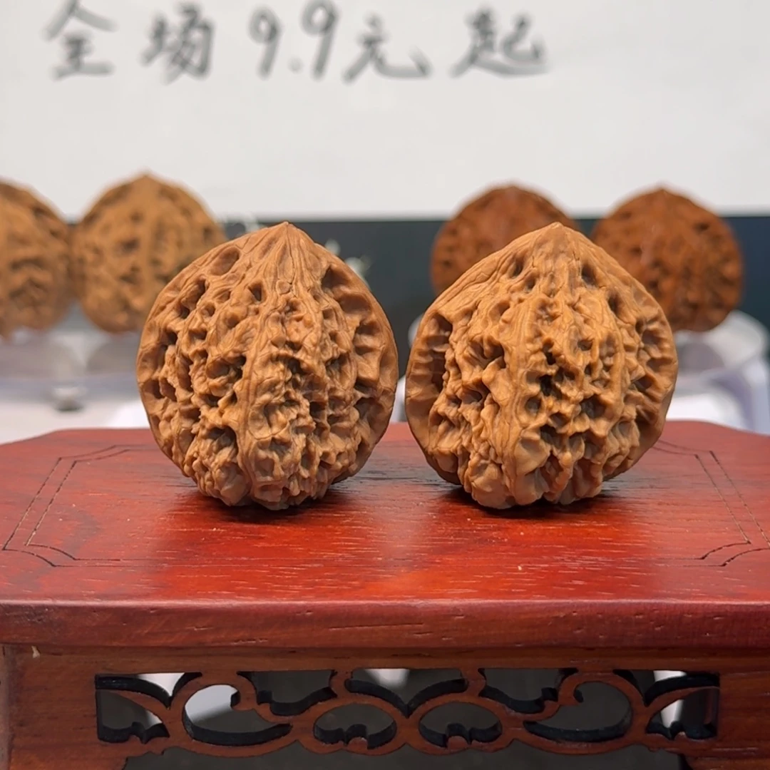 文玩核桃把件71号野牛边39肚39高40全品无药无修原生态