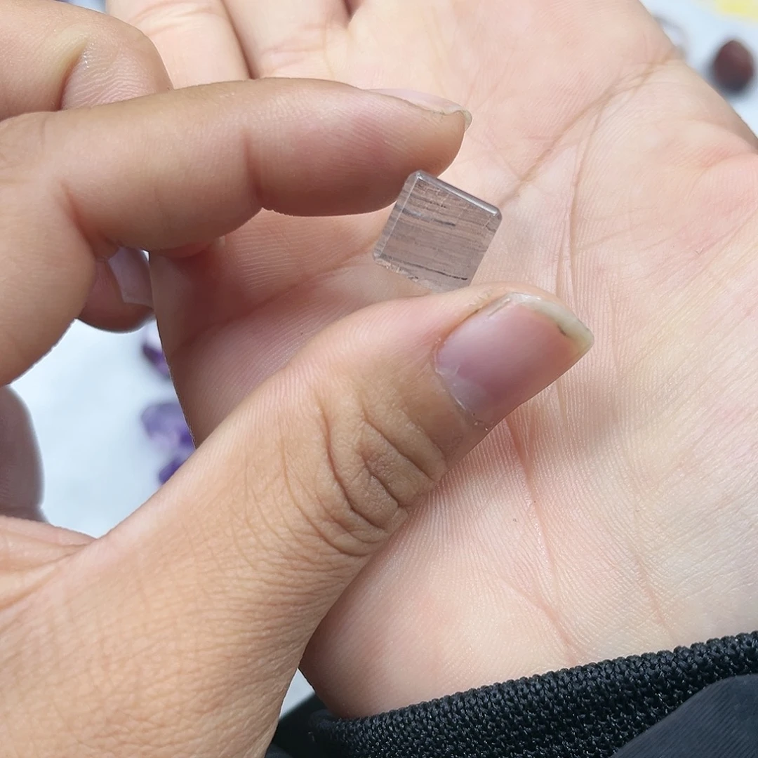 水晶耳饰未镶嵌拾****乐18水晶