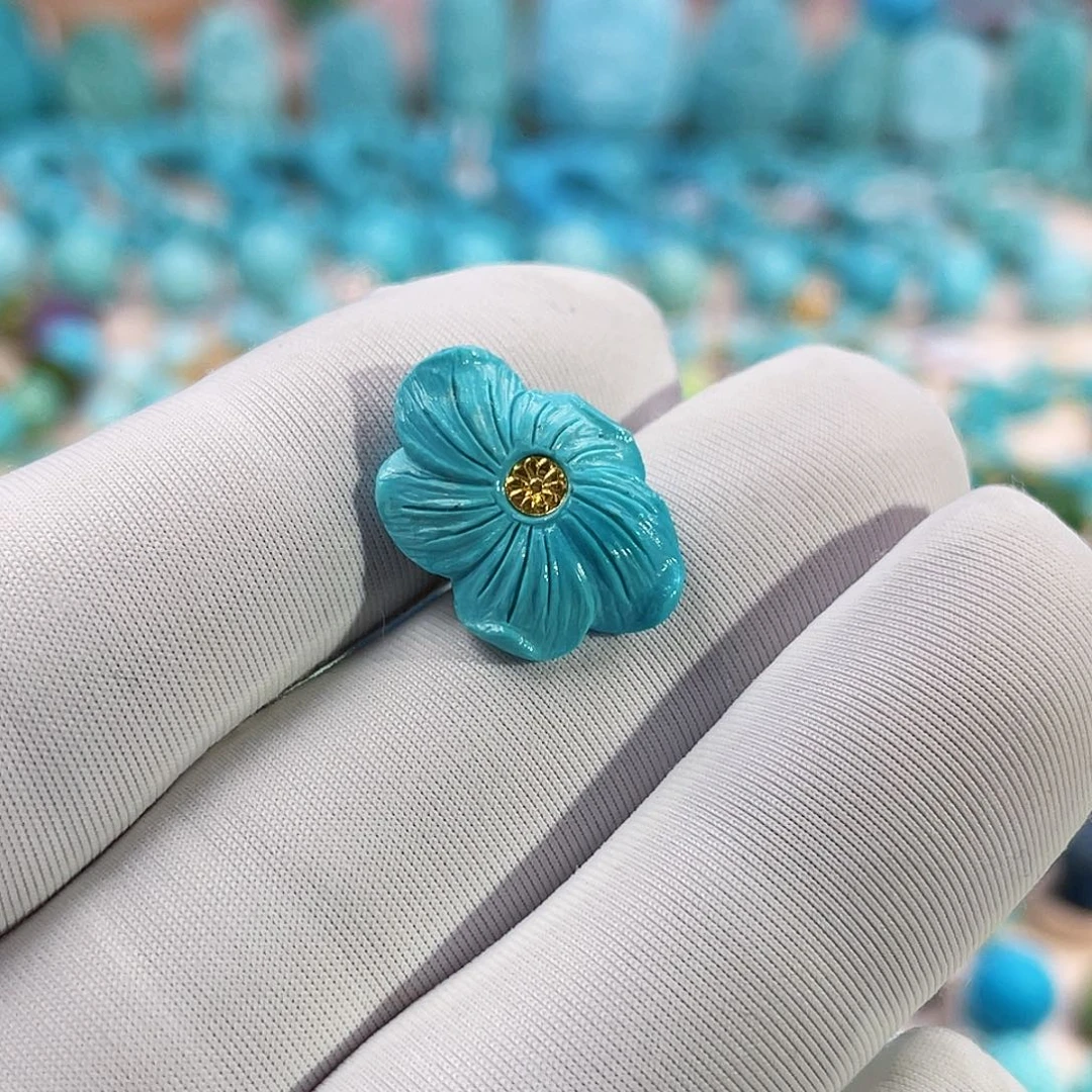 绿松石珠宝奇石未镶嵌