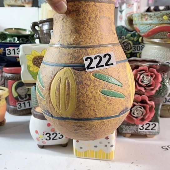 红陶多肉植物花盆